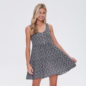 Floral Print Mini Dress